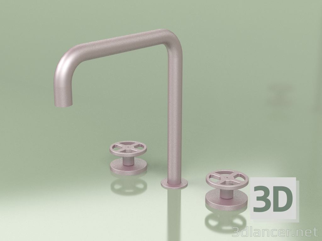 3d model Three-hole mixer with swivel spout (20 32 V, OR) - preview