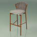 3d model Bar stool 250 (Metal Rust, Polyurethane Resin Gray, Padded Belt Gray-Sand) - preview