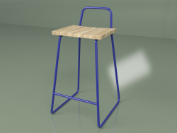 Bar stool (blue)