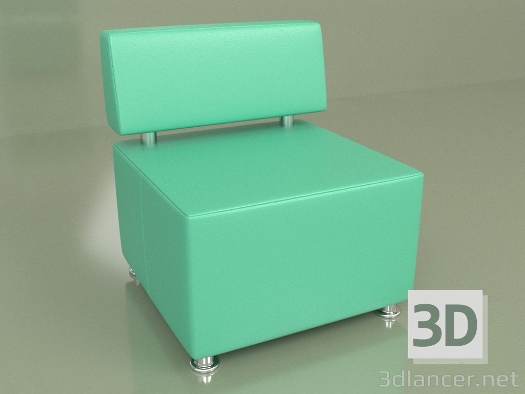 modello 3D Sezione Malta (pelle verde) - anteprima