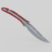 3d feather knife model buy - render