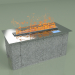 3D modeli Buharlı şömine Vepo 500 (ayna) - önizleme