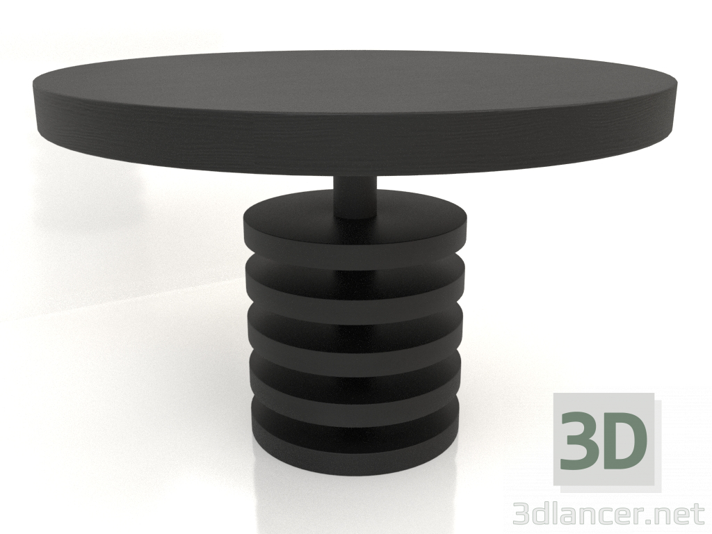 modello 3D Tavolo da pranzo DT 03 (P=1194x767, legno nero) - anteprima