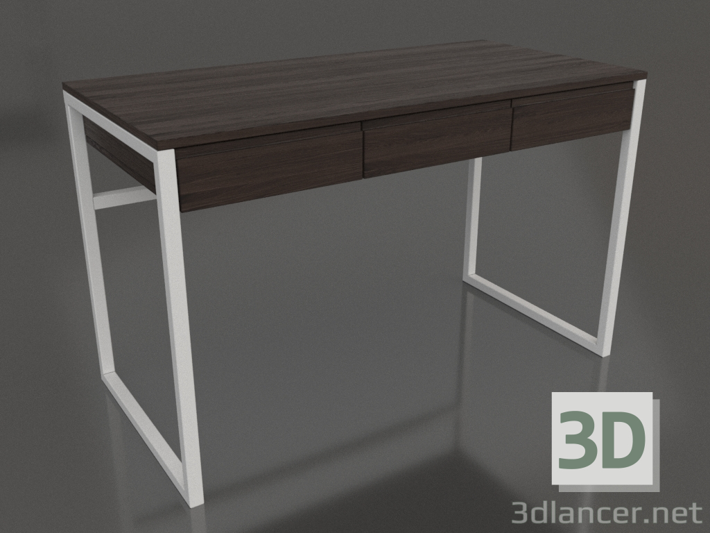 modèle 3D Bureau 1200x600 mm (frêne noyer) - preview