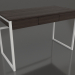 modèle 3D Bureau 1200x600 mm (frêne noyer) - preview