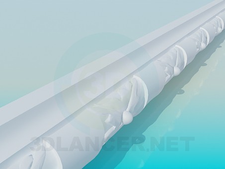 3d model Молдинг - preview 3d model Молдинг - preview