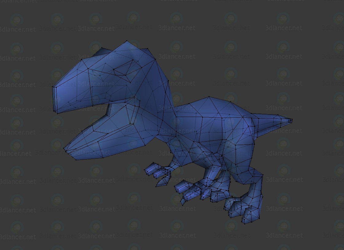 modelo 3D Dinosaurio - escuchar modelo 3D Dinosaurio - escuchar