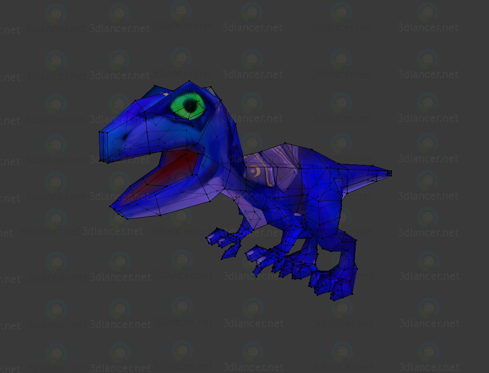 modelo 3D Dinosaurio - escuchar modelo 3D Dinosaurio - escuchar
