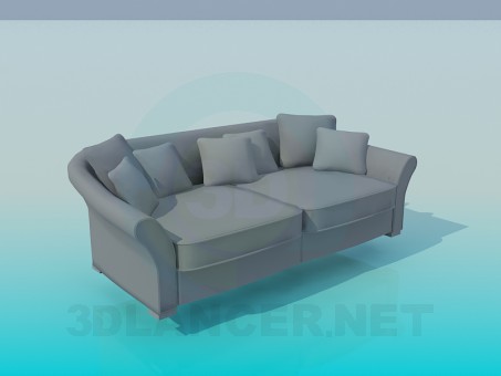 3d model Sofa - preview 3d model Sofa - preview