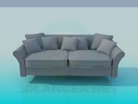 3d model Sofa - preview 3d model Sofa - preview