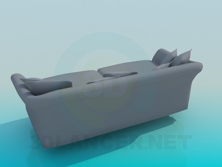 3d model Sofa - preview 3d model Sofa - preview