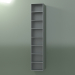 3d model Wall tall cabinet (8DUBFC01, Silver Gray C35, L 36, P 24, H 192 cm) - preview