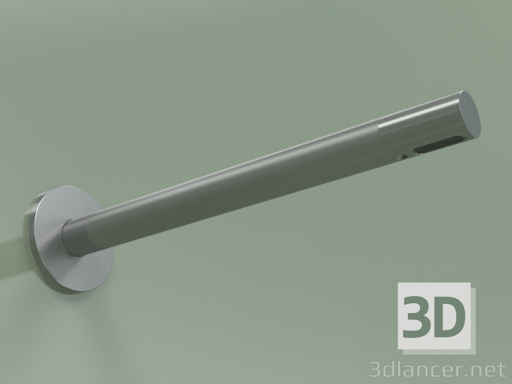 3D modeli Duvara monte düz çıkış ucu L 250 mm (BC019, AS) - önizleme