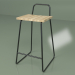 3d model Bar stool (black) - preview