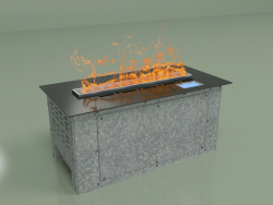 Steam fireplace Vepo 500 (graphite-satin)