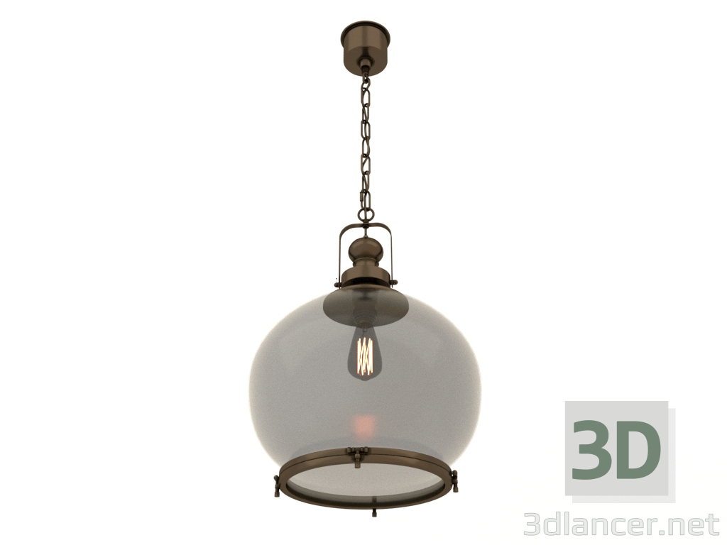 3d model Pendant lamp (4975) - preview