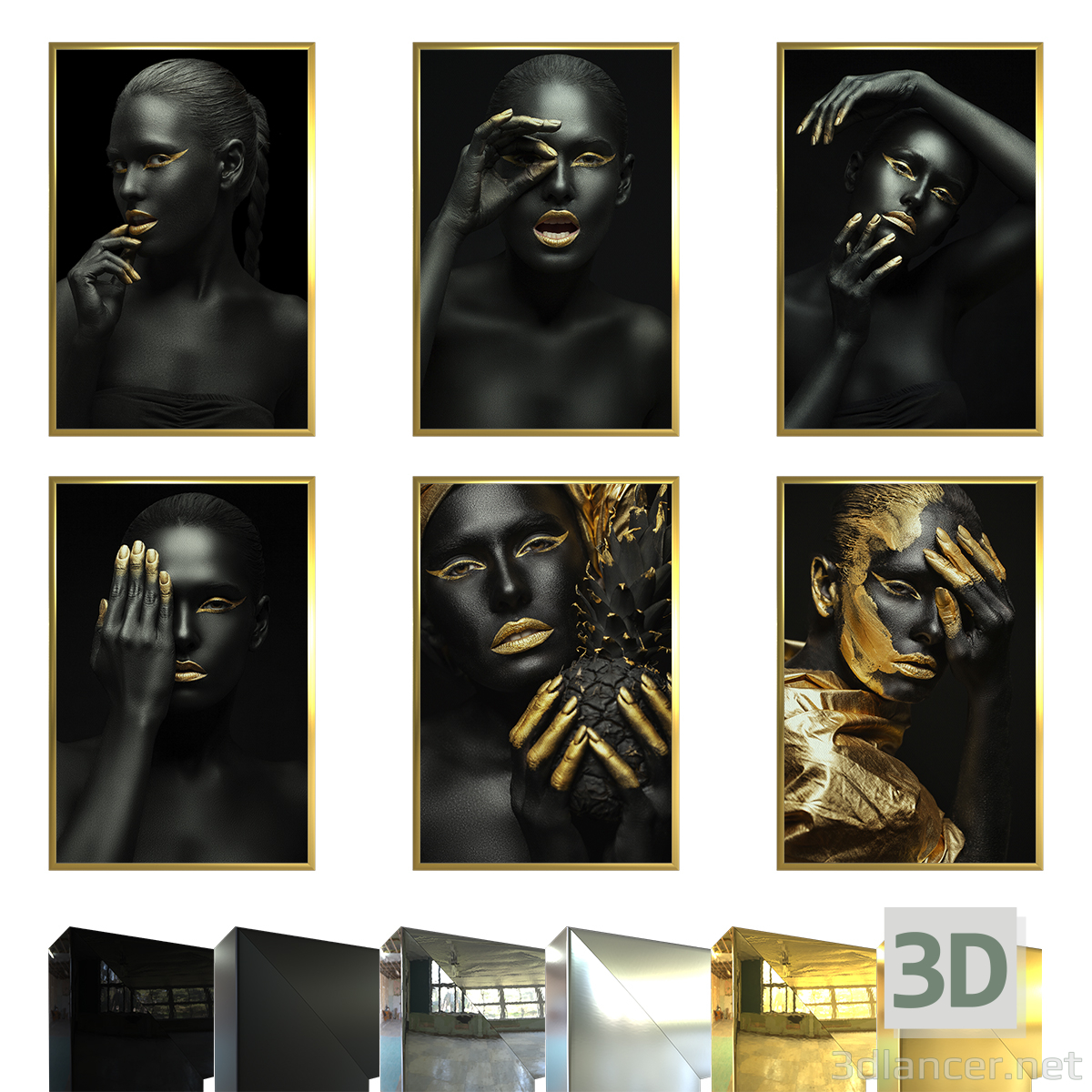 Pinturas Alumoart / Golden Secret 3D modelo Compro - render