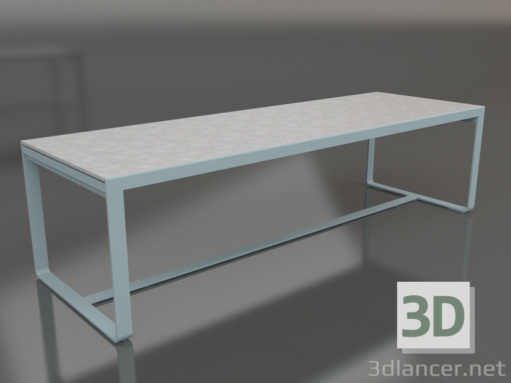 modello 3D Tavolo da pranzo 270 (DEKTON Kreta, Grigio blu) - anteprima