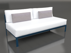 Sofa module, section 4 (Grey blue)