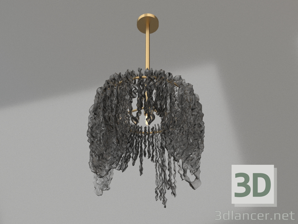 modello 3D Lampadario SPAZIO NERO - anteprima