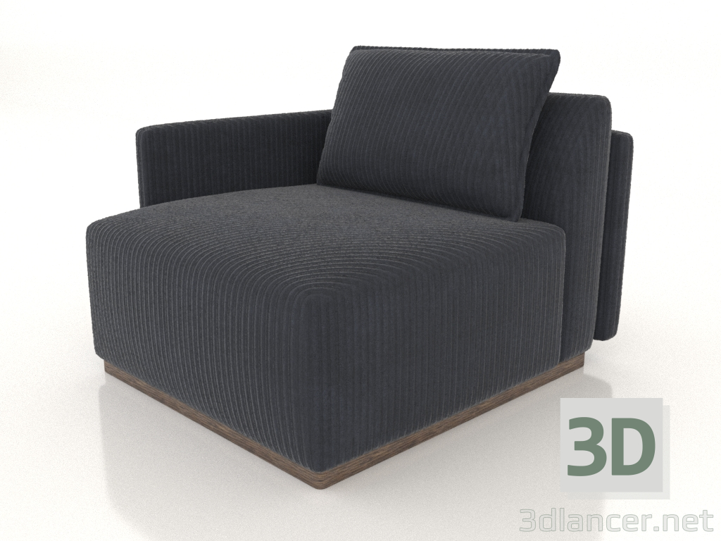 3D modeli DOMUS L şezlong - önizleme 3D modeli DOMUS L şezlong - önizleme