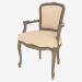 3 डी मॉडल कुर्सी 71 थियोडोर armrests के साथ - पूर्वावलोकन