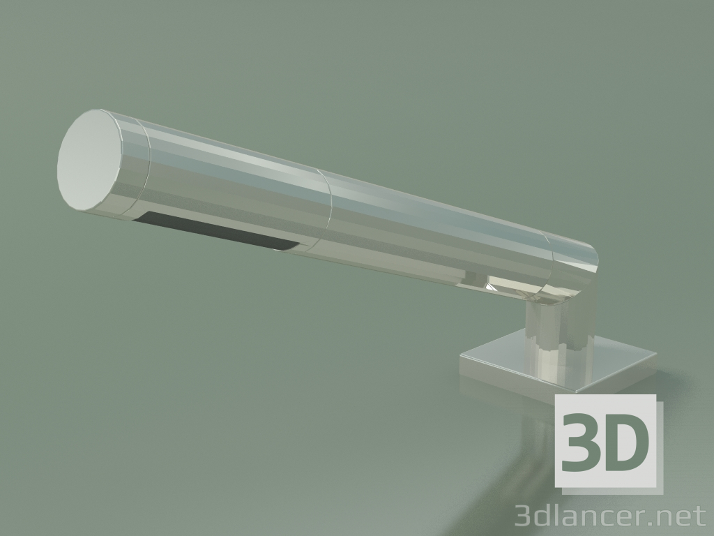 3D modeli Banyo güvertesi montajı için el duşu seti (27702980-08) - önizleme