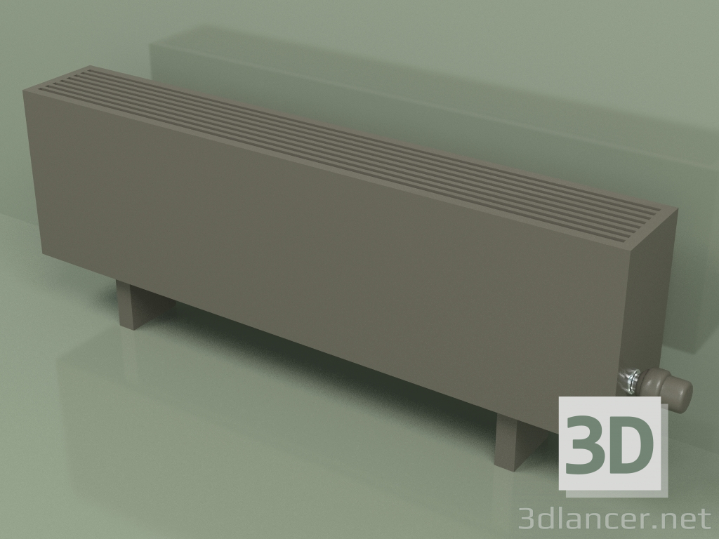 modello 3D Convettore - Aura Basic (280x1000x146, RAL 7013) - anteprima