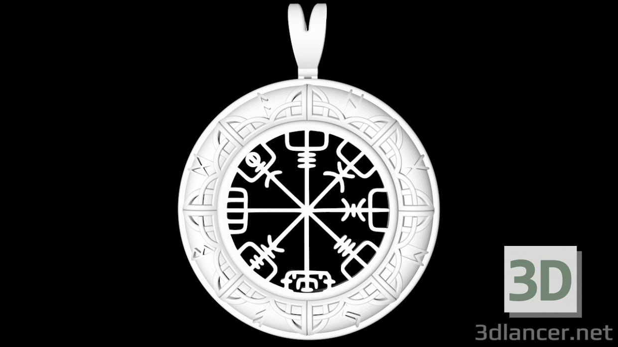 3d model Amulet of the Nords - preview
