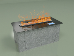 Steam fireplace Vepo 500 (graphite-mirror)