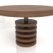 3d model Dining table DT 03 (D=1194x767, wood brown light) - preview