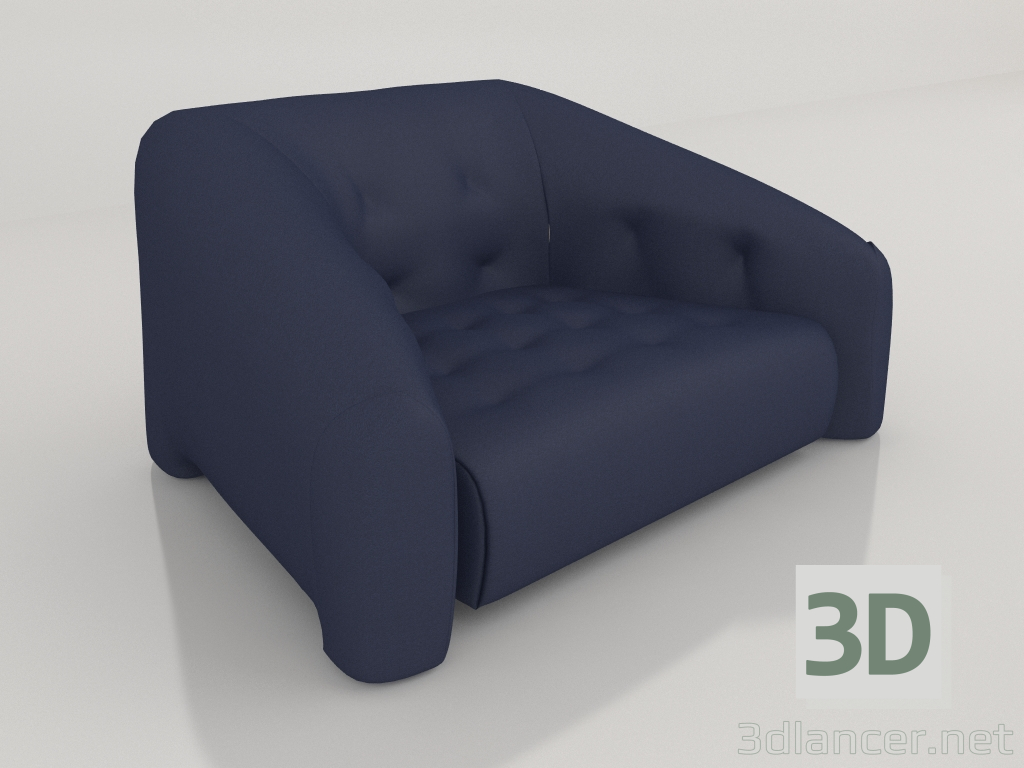 3D Modell Sessel DC145 - Vorschau