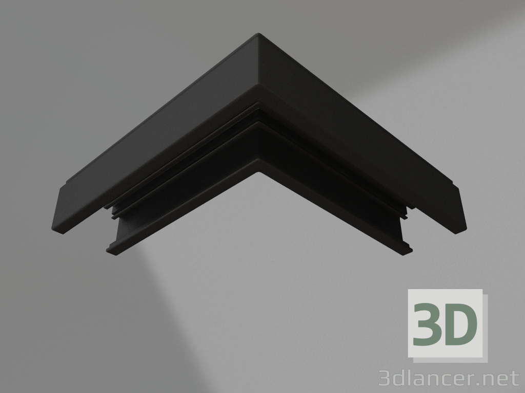 modèle 3D Connecteur d'angle MAG-ORIENT-CON-2620-L90 (BK) - preview