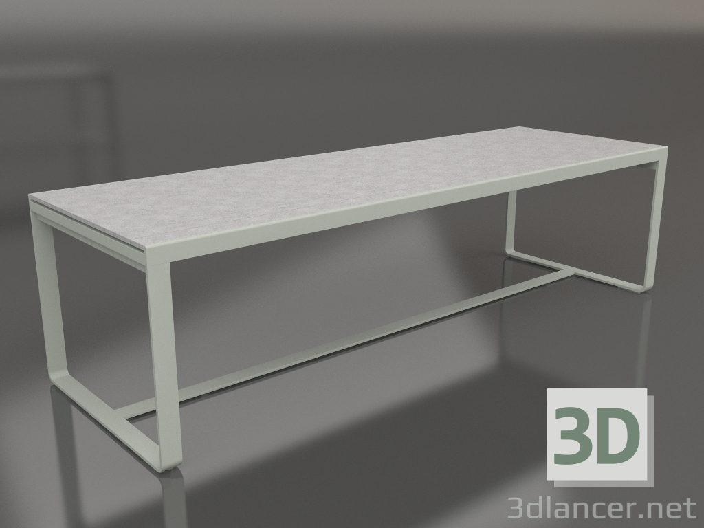modello 3D Tavolo da pranzo 270 (DEKTON Kreta, Grigio cemento) - anteprima