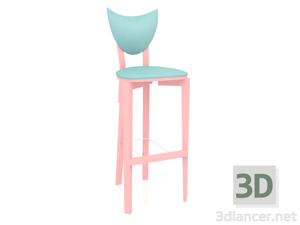 3d model Taburete de bar Logic (opción 4) - vista previa
