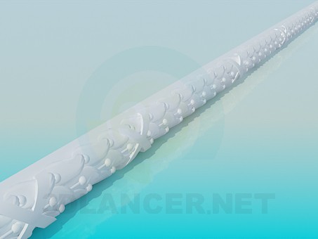 3d model Molding High Poly - preview 3d model Molding High Poly - preview
