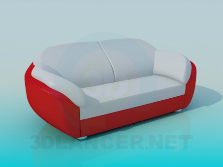 modelo 3D Sofá - escuchar modelo 3D Sofá - escuchar