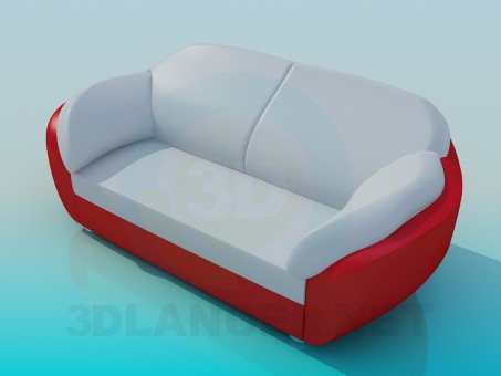 modelo 3D Sofá - escuchar modelo 3D Sofá - escuchar