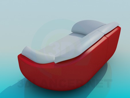 modelo 3D Sofá - escuchar modelo 3D Sofá - escuchar