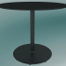 modèle 3D Table BON (9380-51 (⌀ 60cm), H 51cm, HPL noir, fonte noire) - preview