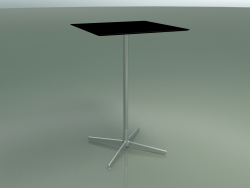 Quadratischer Tisch 5559 (H 103,5 - 69 x 69 cm, schwarz, LU1)