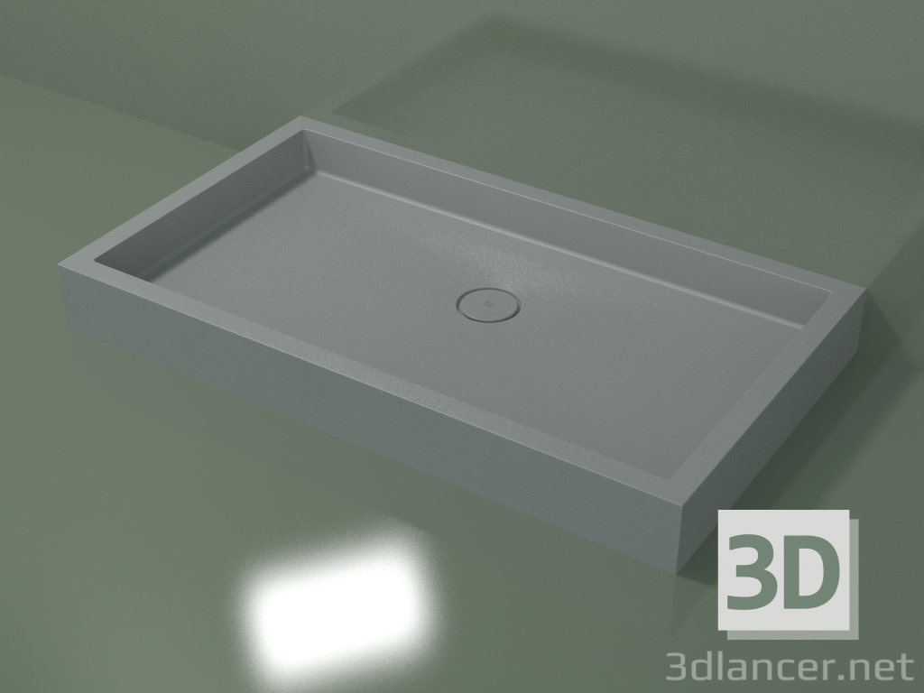 3D modeli Duş teknesi Alto (30UA0122, Gümüş Gri C35, 140x80 cm) - önizleme