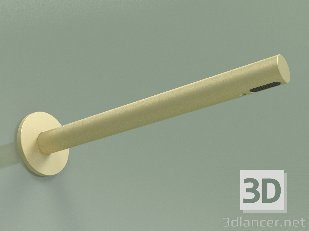 3D Modell An der Wand montierter gerader Auslauf L 250 mm (BC019, OC) - Vorschau
