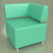 3d model Corner section Malta (Green leather) - preview