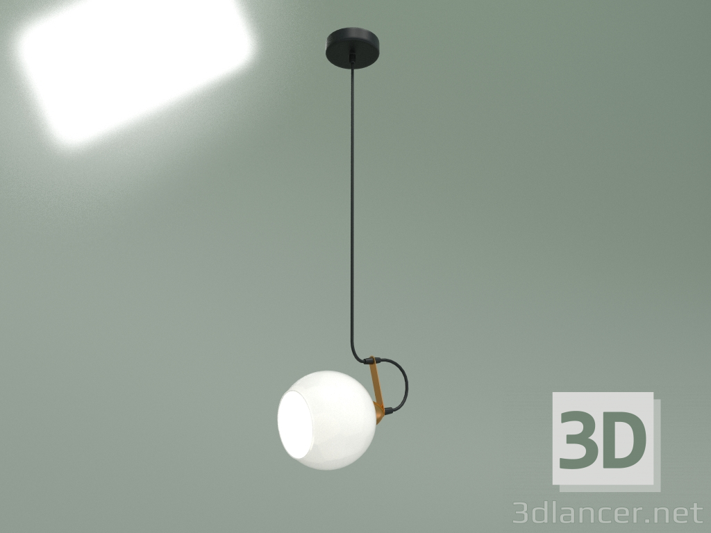 modello 3D Lampada a sospensione 50175-1 (nero) - anteprima