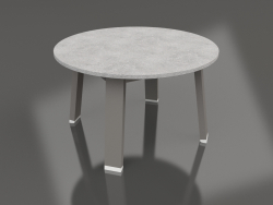 Round side table (Quartz gray, DEKTON)