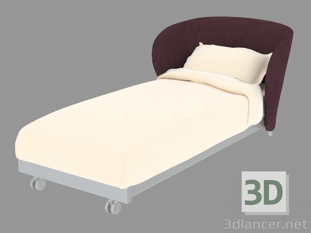 modèle 3D lit de célibataire Celine - preview