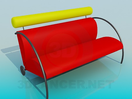 modelo 3D Banco cómodo - escuchar modelo 3D Banco cómodo - escuchar