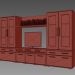 Sala de estar 3D modelo Compro - render