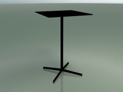 Quadratischer Tisch 5559 (H 103,5 - 69 x 69 cm, schwarz, V39)